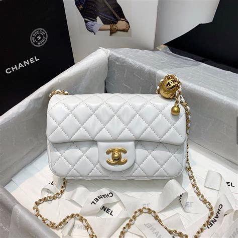 white chanel bag review|chanel bag white price.